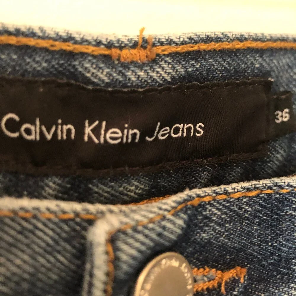 VINTAGE Calvin Klein men's Easy Fit Double Stone Wash jeans sz waist 36